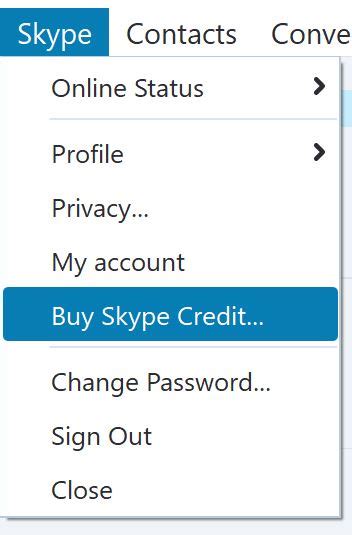 buy skype credit for someone.